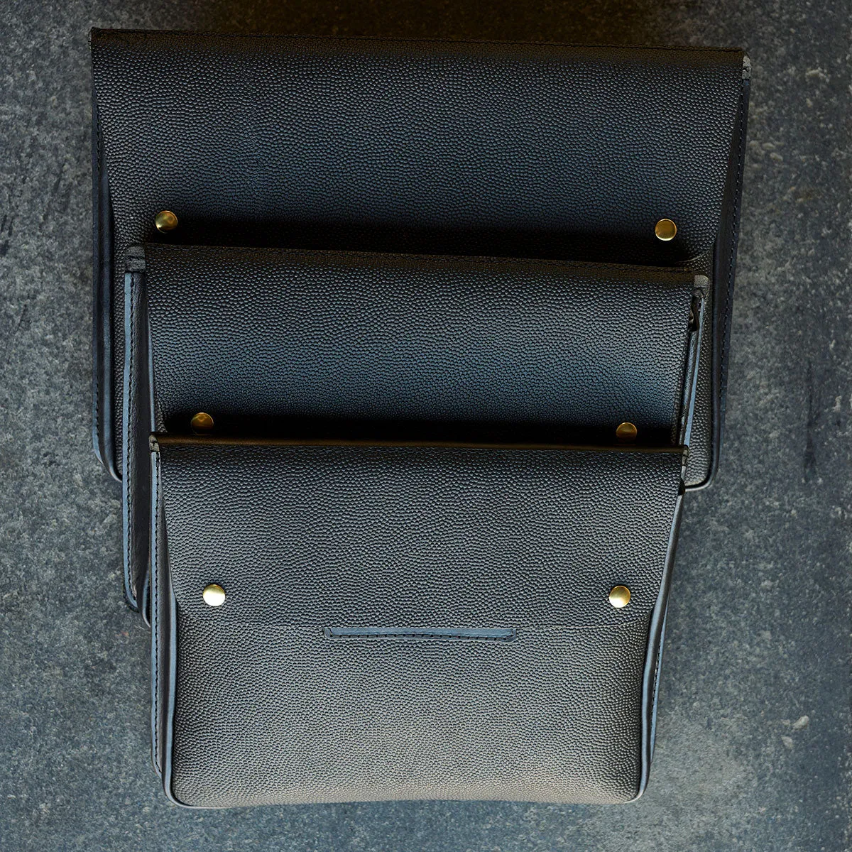 Horween® Black Football/Latigo Folio Cases | L.E. x 35