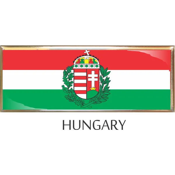 Hungary  Metal Car Badge