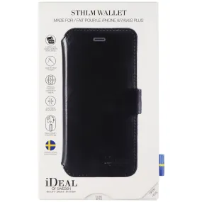 iDeal of Sweden STHLM Wallet Case for iPhone 8 Plus/7 Plus - Black