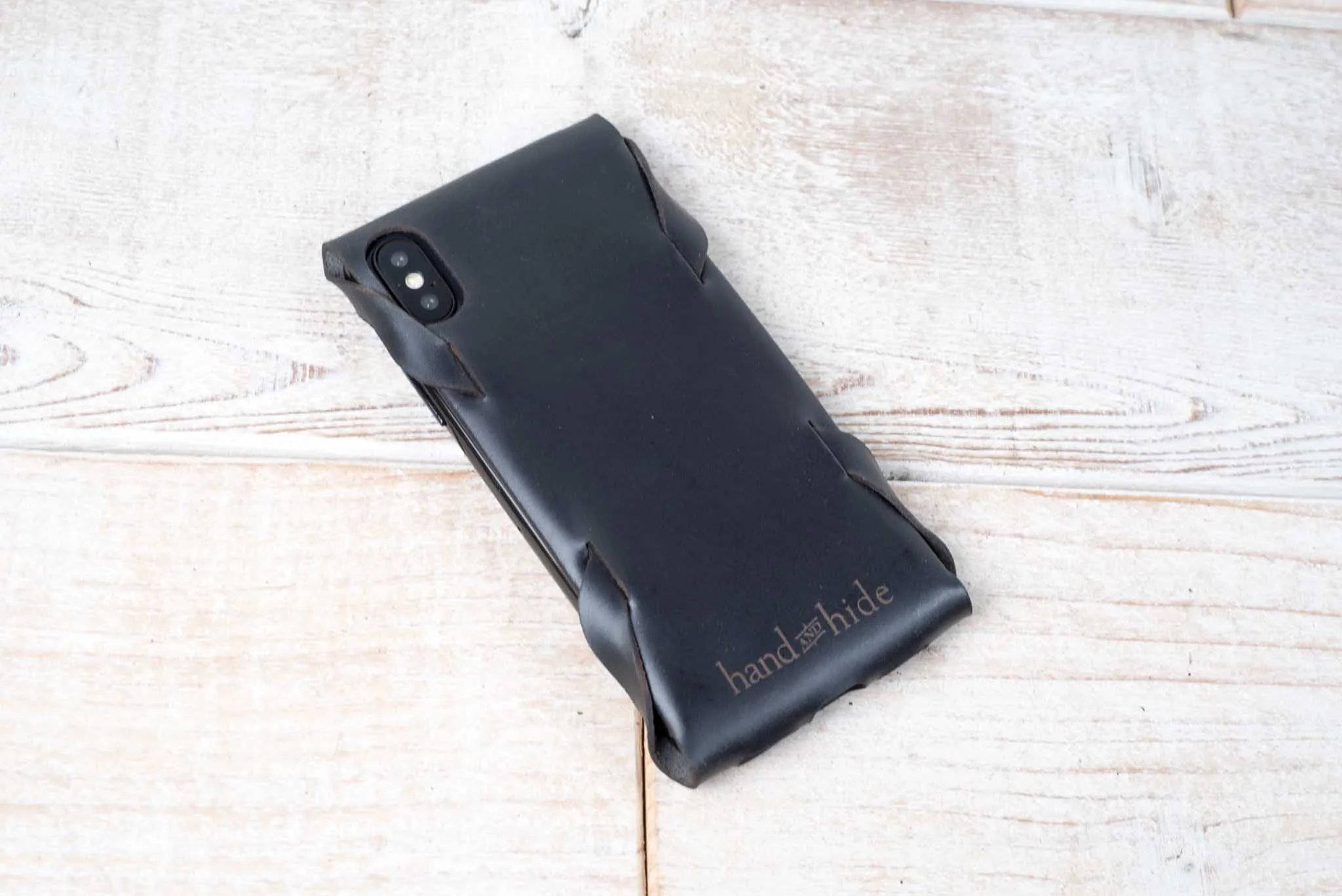 iPhone X Leather Case | Black