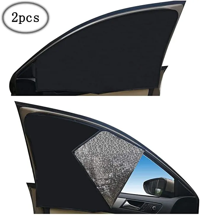 ITEM# 0033   Car Window Sun Shades Covers - Magnetic Privacy Side Sunshades Blackout Auto Camping Curtains Accessories for Sleeping and Resting (Watch Video)