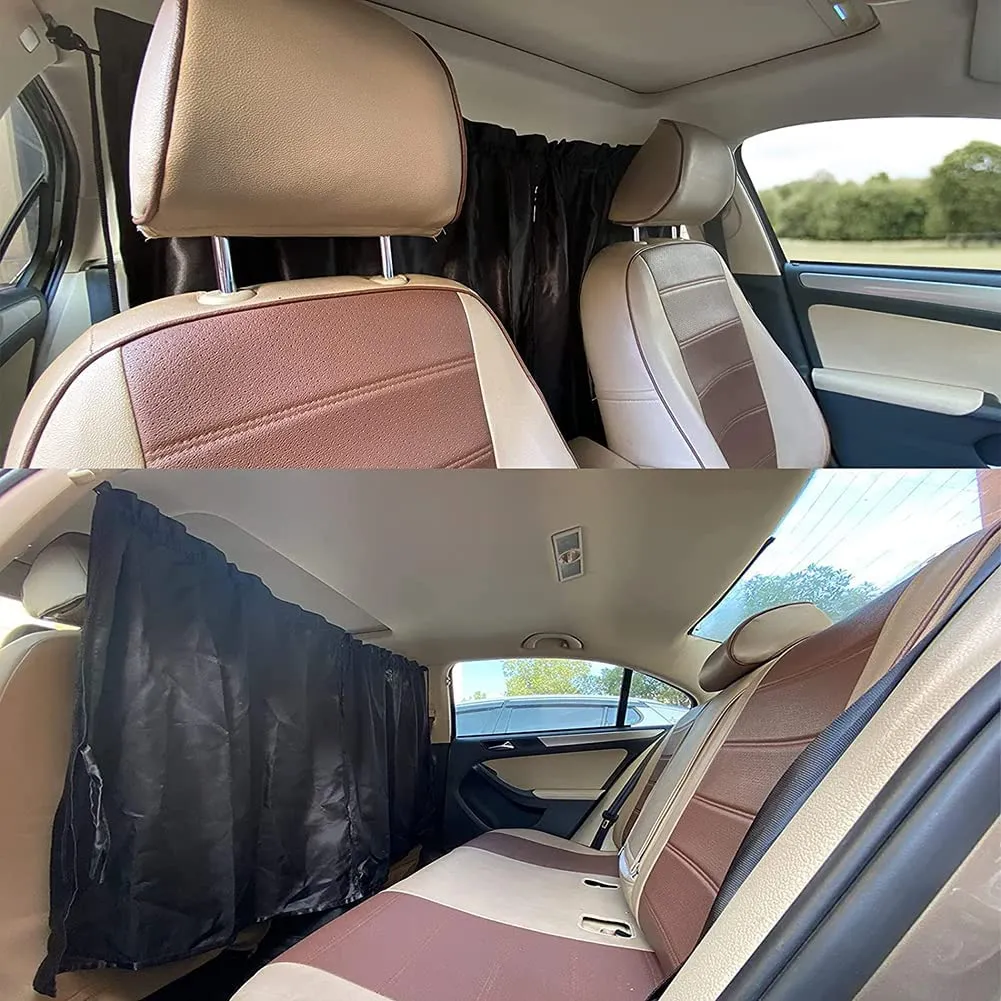 ITEM# 0033   Car Window Sun Shades Covers - Magnetic Privacy Side Sunshades Blackout Auto Camping Curtains Accessories for Sleeping and Resting (Watch Video)