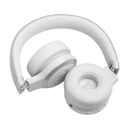 JBL LIVE 670NC Noise-Cancelling On-Ear Wireless Headphones (White)