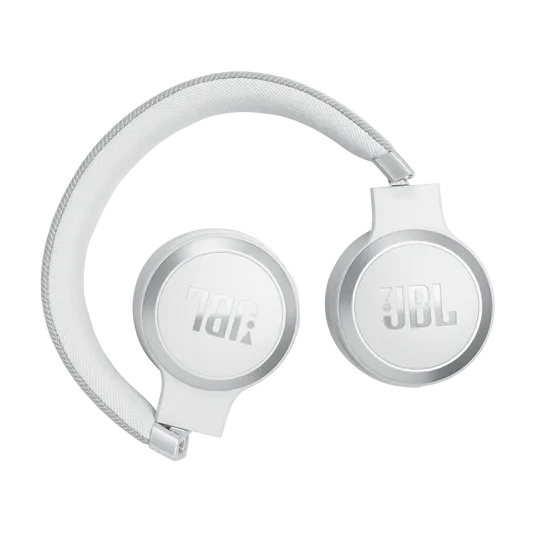 JBL LIVE 670NC Noise-Cancelling On-Ear Wireless Headphones (White)