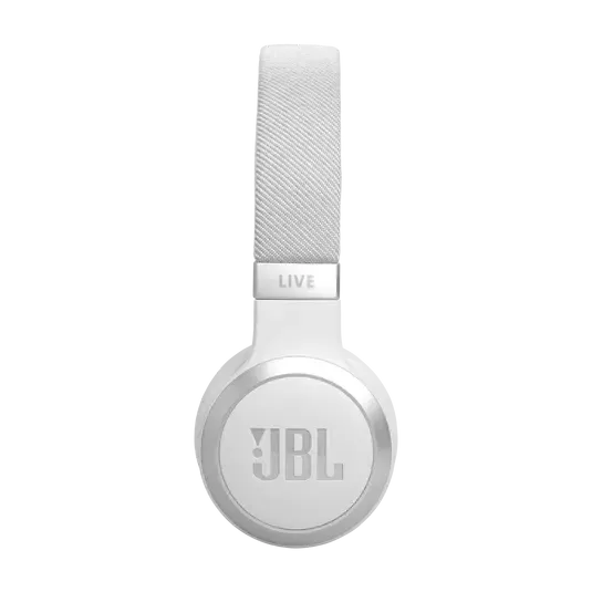 JBL LIVE 670NC Noise-Cancelling On-Ear Wireless Headphones (White)