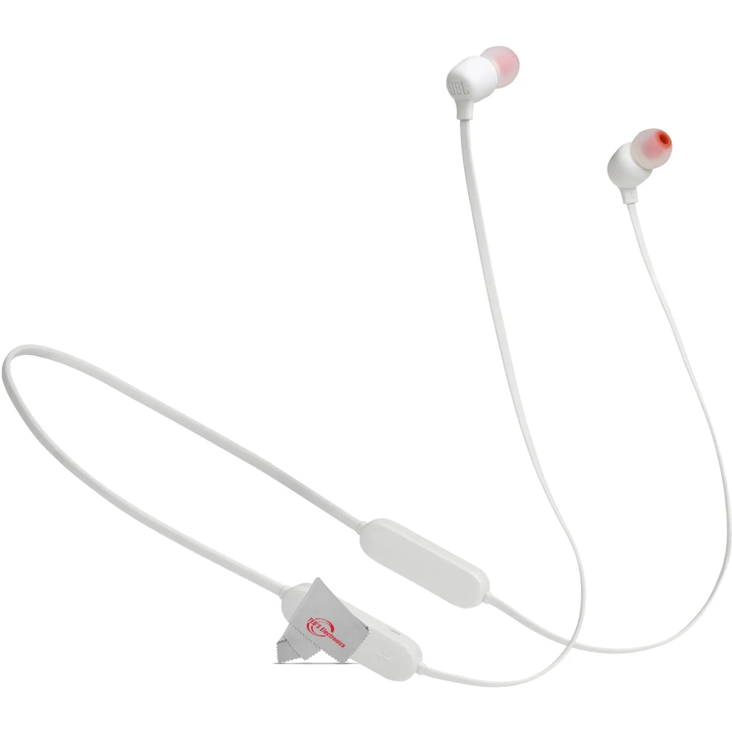 JBL Tune 125BT Wireless In-Ear Headphones White - 2 Pack