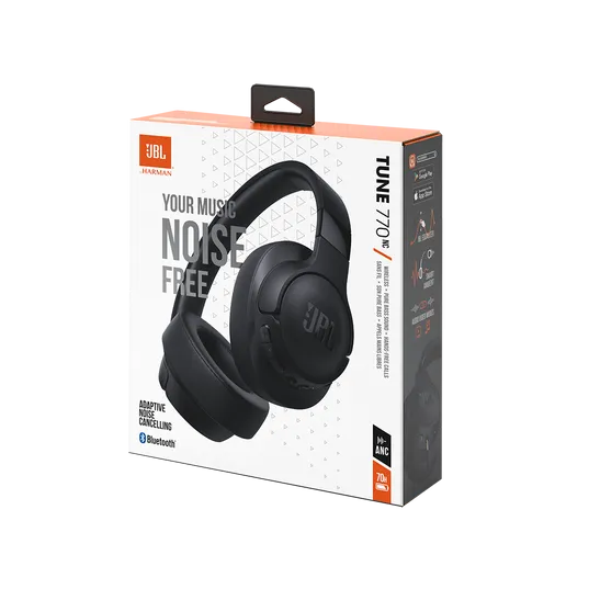 JBL Tune 770 Noise Cancelling Headphones (Over-Ear) [Black]