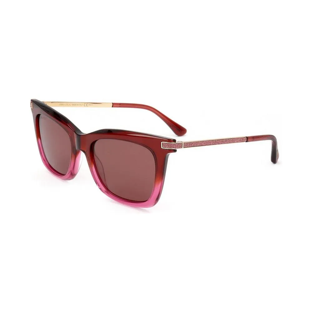 Jimmy Choo Red Metal Sunglasses