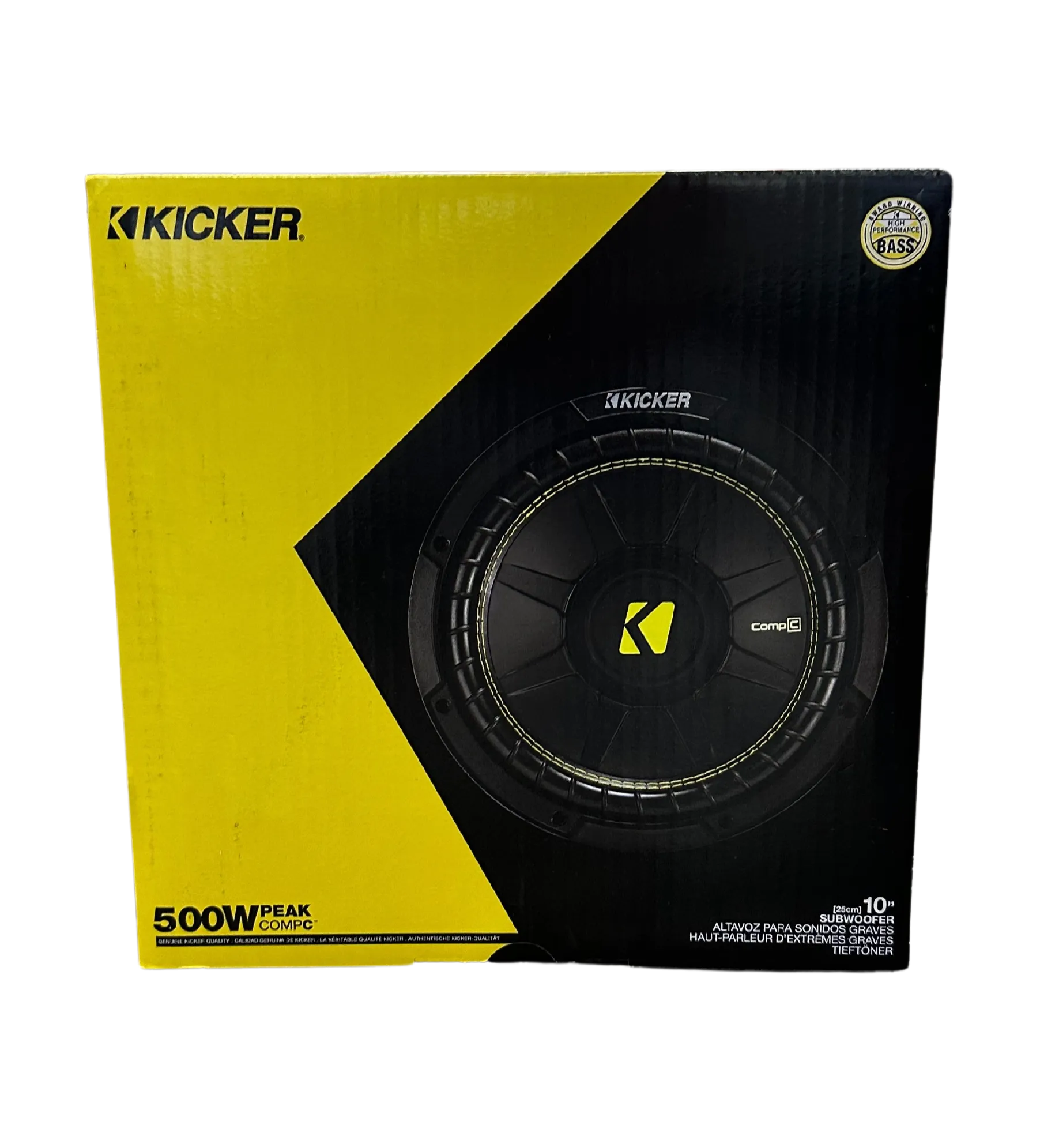 KICKER 44CWCS104 10-Inch CompC Subwoofer