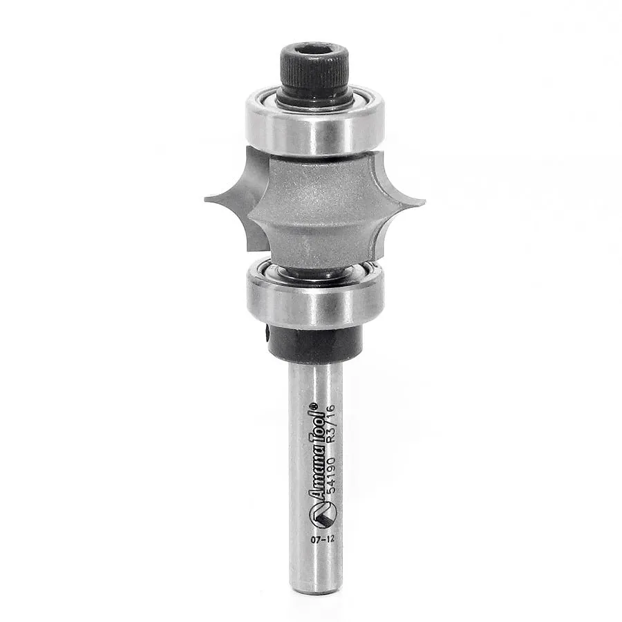 Leaf Edge Beading Router Bit | 3⁄16 Radius x 1 Dia x 1⁄2 x 1⁄4" Shank | 54190 | 738685941904