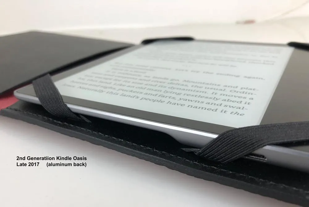 Leather Cover for Kindle Oasis, Cloud Dragon