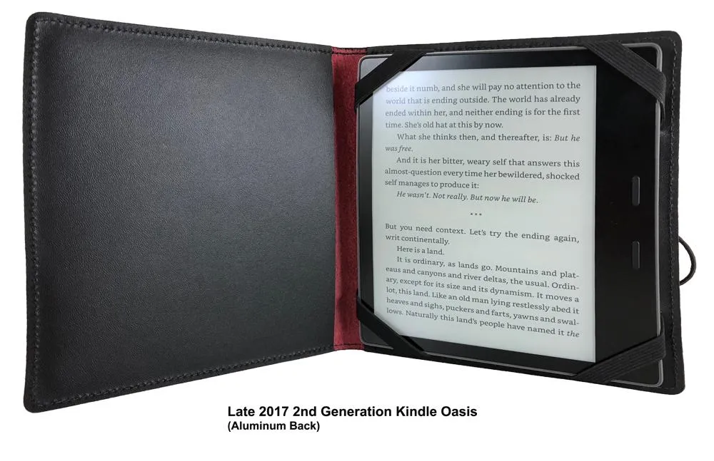 Leather Cover for Kindle Oasis, Cloud Dragon