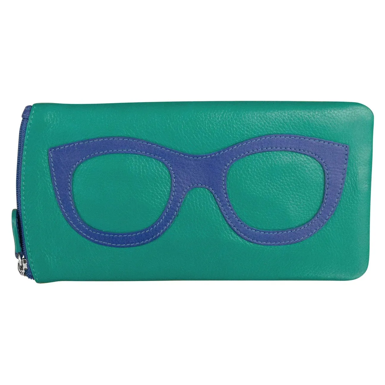 Leather Eyeglass Case with Frame Design