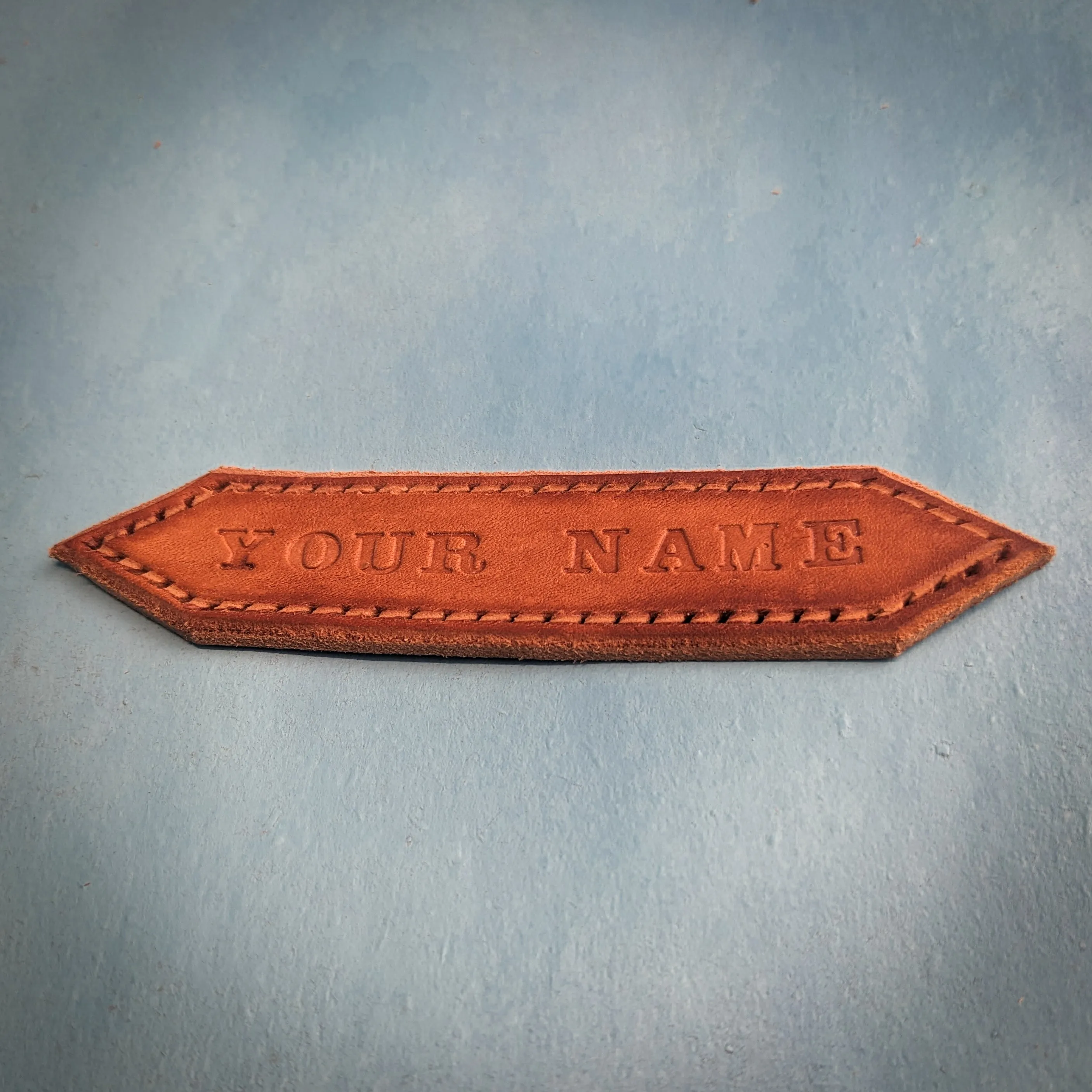 Leather Name Badge