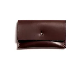 Leather wallet: ADAM (dark brown)