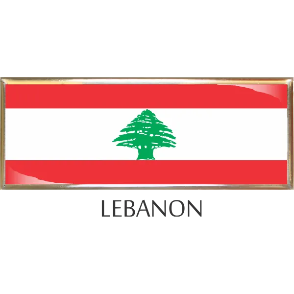 Lebanon  Metal Car Badge