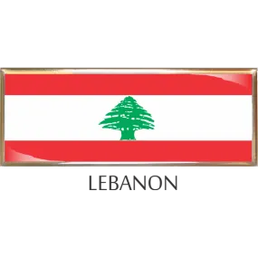 Lebanon  Metal Car Badge