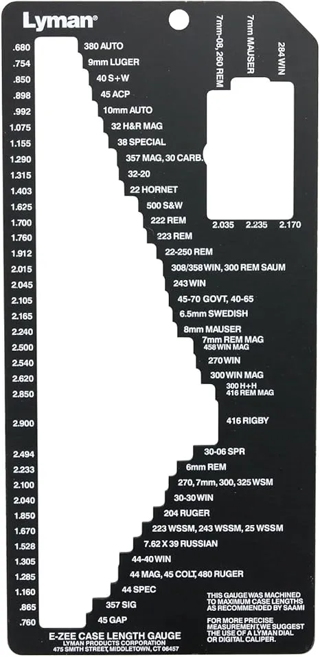 Lyman E-Zee Case Gauge Rifle