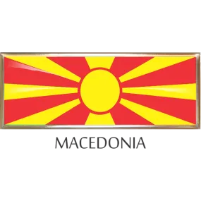 Macedonia  Metal Car Badge