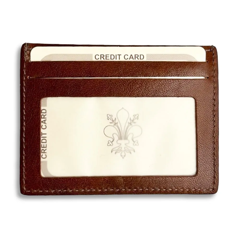 Maggiore Italian Card Holder with ID Window