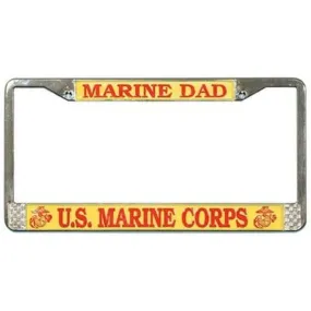 Marine DAD License Plate Frame