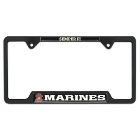 Marine Metal License Plate Frame with Domed Graphics