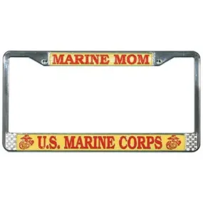 Marine MOM License Plate Frame