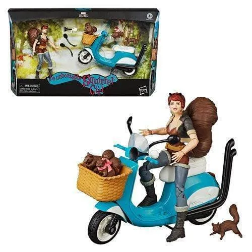 Marvel Legends The Unbeatable Squirrel Girl 6-Inch Action Figure with Vespa Vehicle