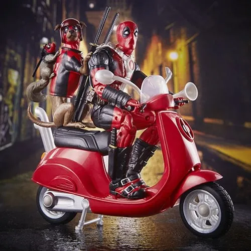 Marvel Legends Ultimate Action Figures with Vehicle - Deadpool Corps with Scooter