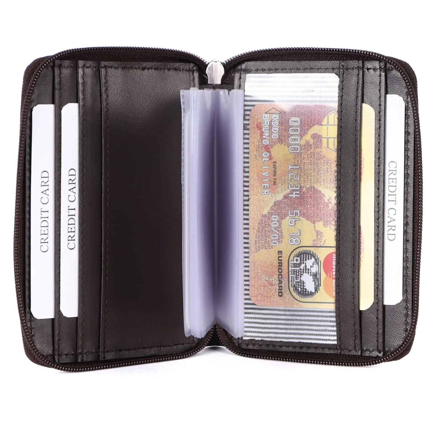 MENS LEATHER RFID CARD HOLDER 54115