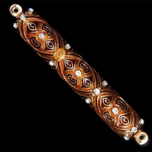 Mezuzah Case, Jeweled, Medium