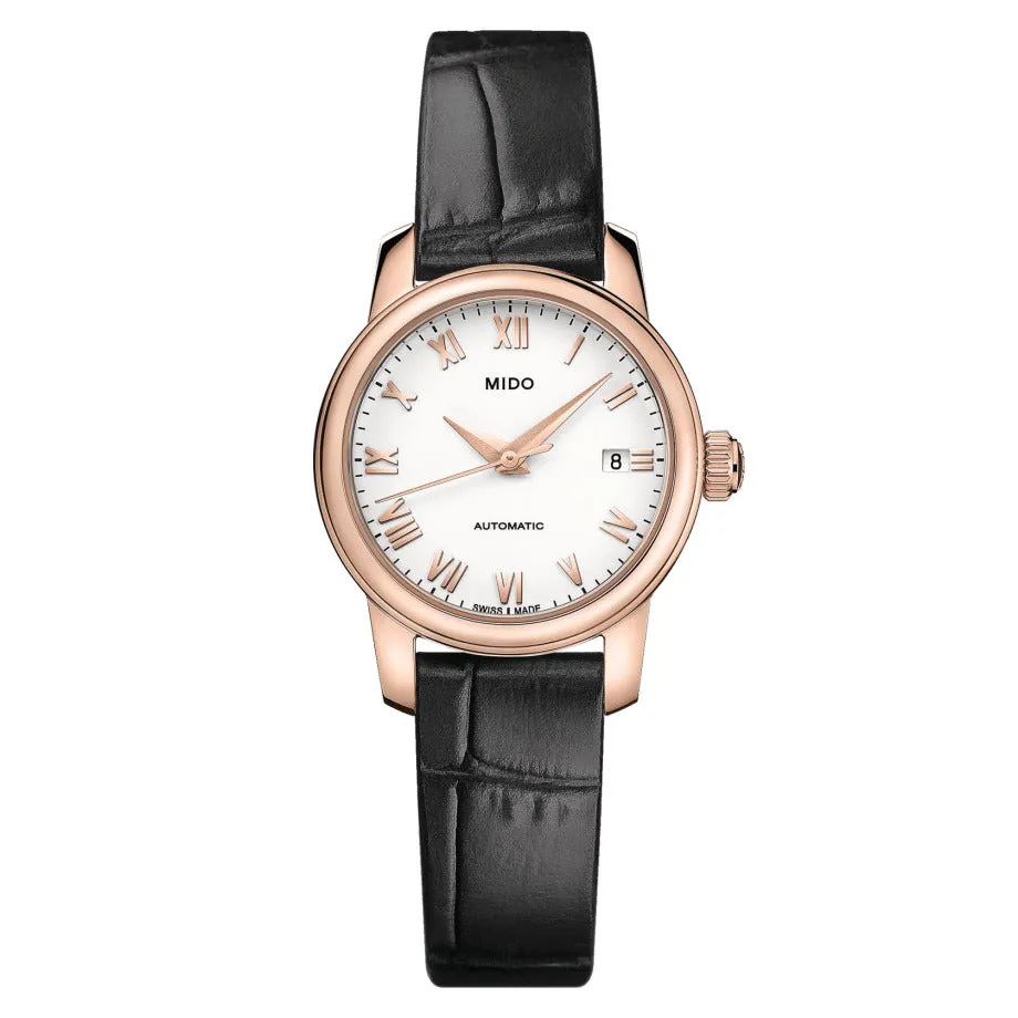 Mido Women's Baroncelli II 25mm Automatic Watch M0390073601300