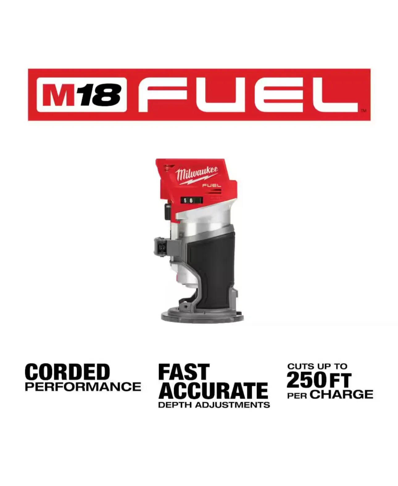 Milwaukee M18 Fuel Compact Router (2723-20)