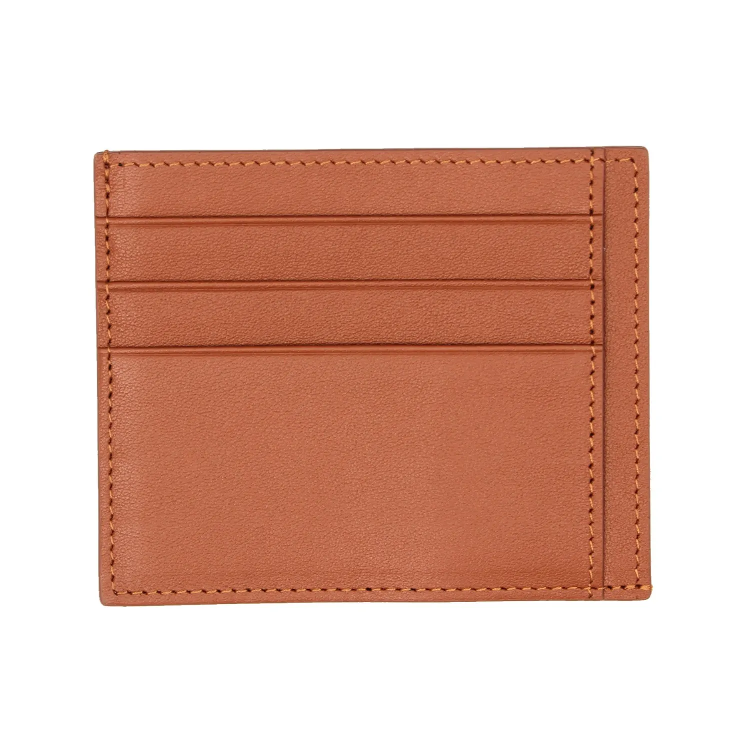 Mister Green Leather Classic Card Case Brown