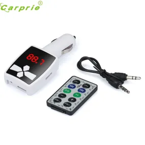 MP3 Player Wireless FM Transmitter Modulator Car Kit USB SD MMC LCD Remote nv7 Hot hothot dropshipping