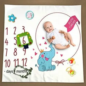 Mumbo Jumbo- Baby Milestone Blanket