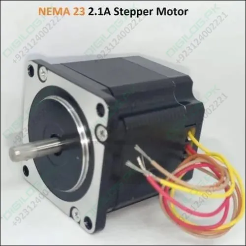 Nema23 Bipolar 1.8 Degree 2.1a 54mm Stepper Motor 6.35mm Shaft Torque 15kg/cm Refurnished