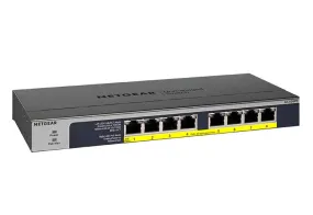 Netgear 8-port Gigabit Ethernet Unmanaged High-Power FlexPoE PoE  Switch with 8 PoE  Ports (123W)