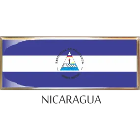 Nicaragua  Metal Car Badge