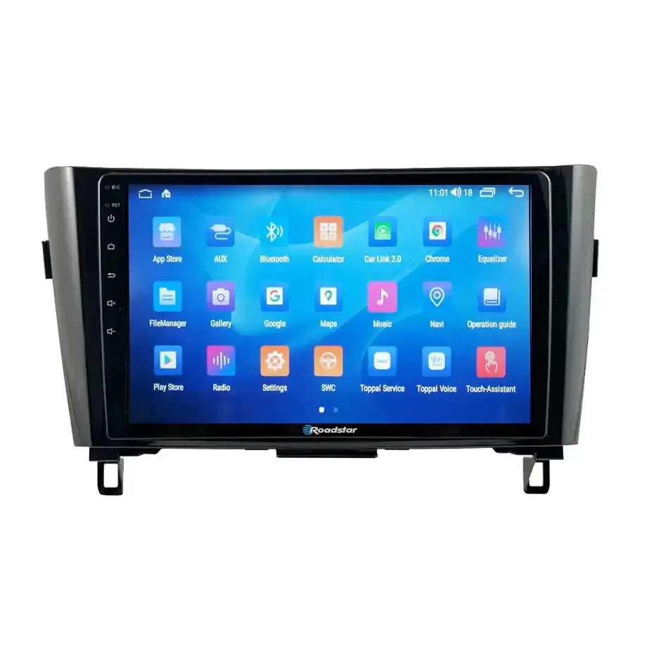 Nissan X-Trail (15-On) - 10.1 Inch Roadstar Android Entertainment & GPS System With Voice Command