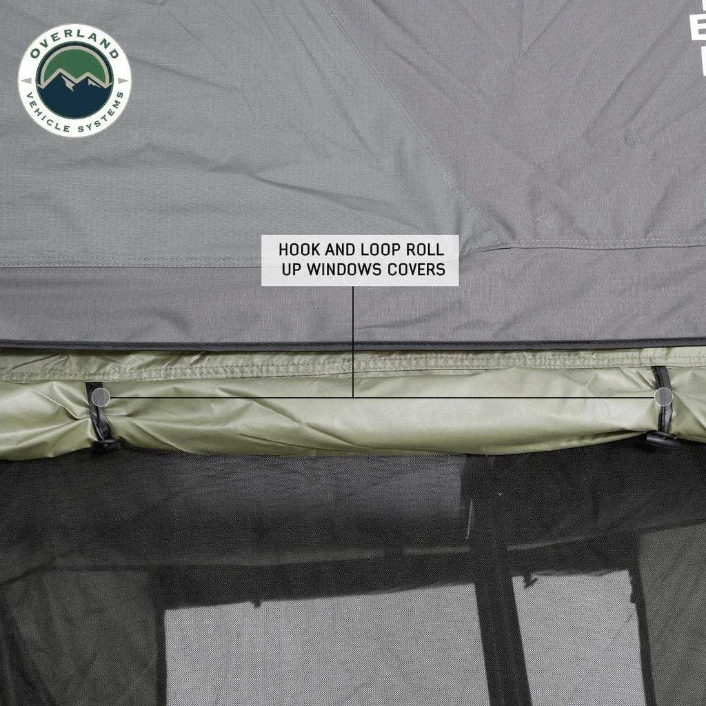 Nomadic 3 Roof Top Tent Annex Green Base With Black Floor & Travel Cover