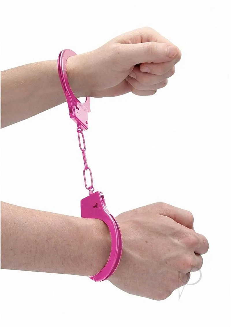 Ouch Beginners Handcuffs Pink