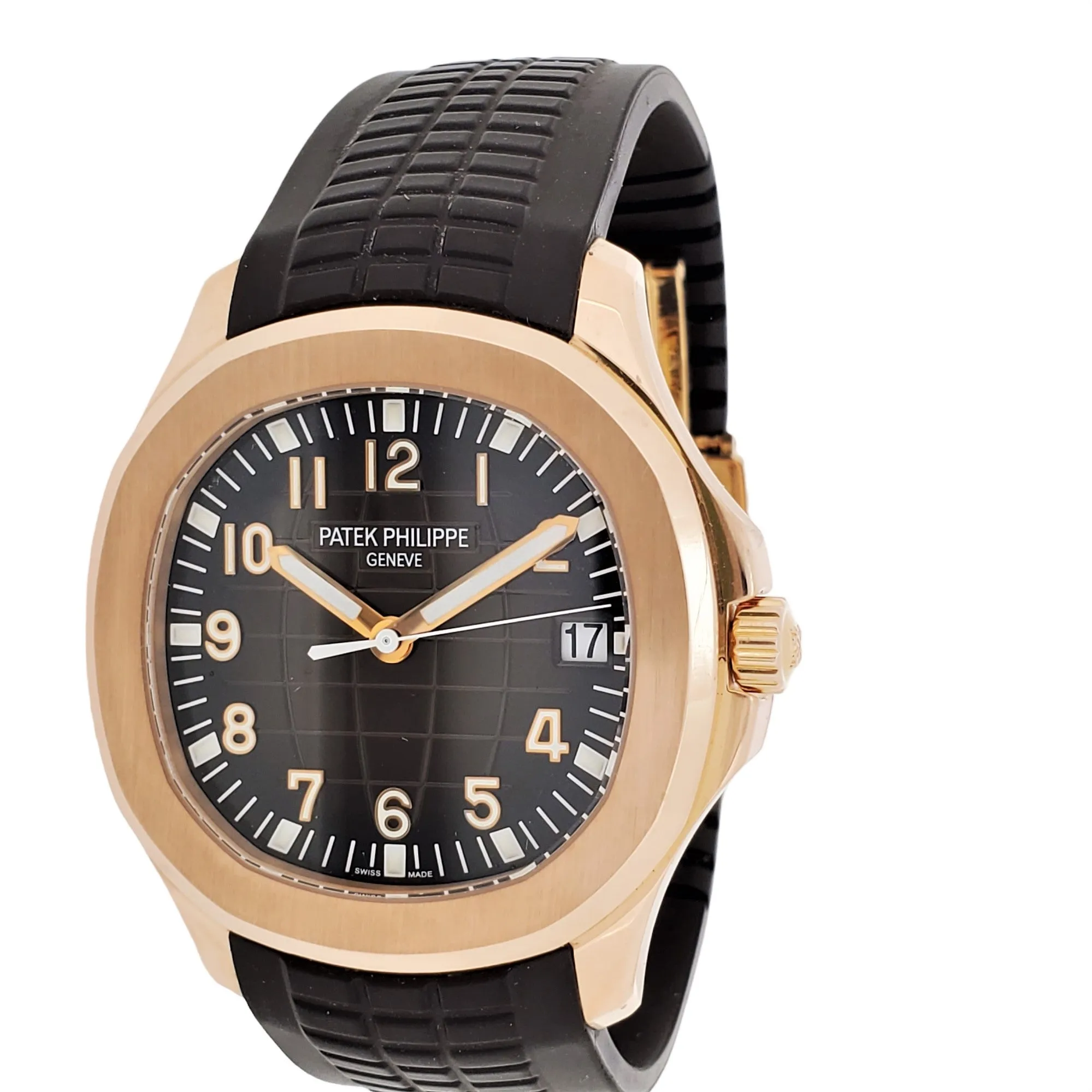 Patek Philippe 5167R Aquanaut; made in 18K rose gold in a 40mm case. Circa 2014