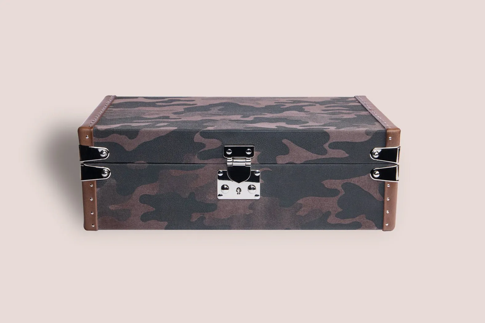 Petra Watch Case - Camouflage Charcoal