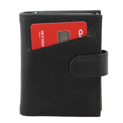 Pierre Cardin - Vert leather wallet w slider PC3644- Black