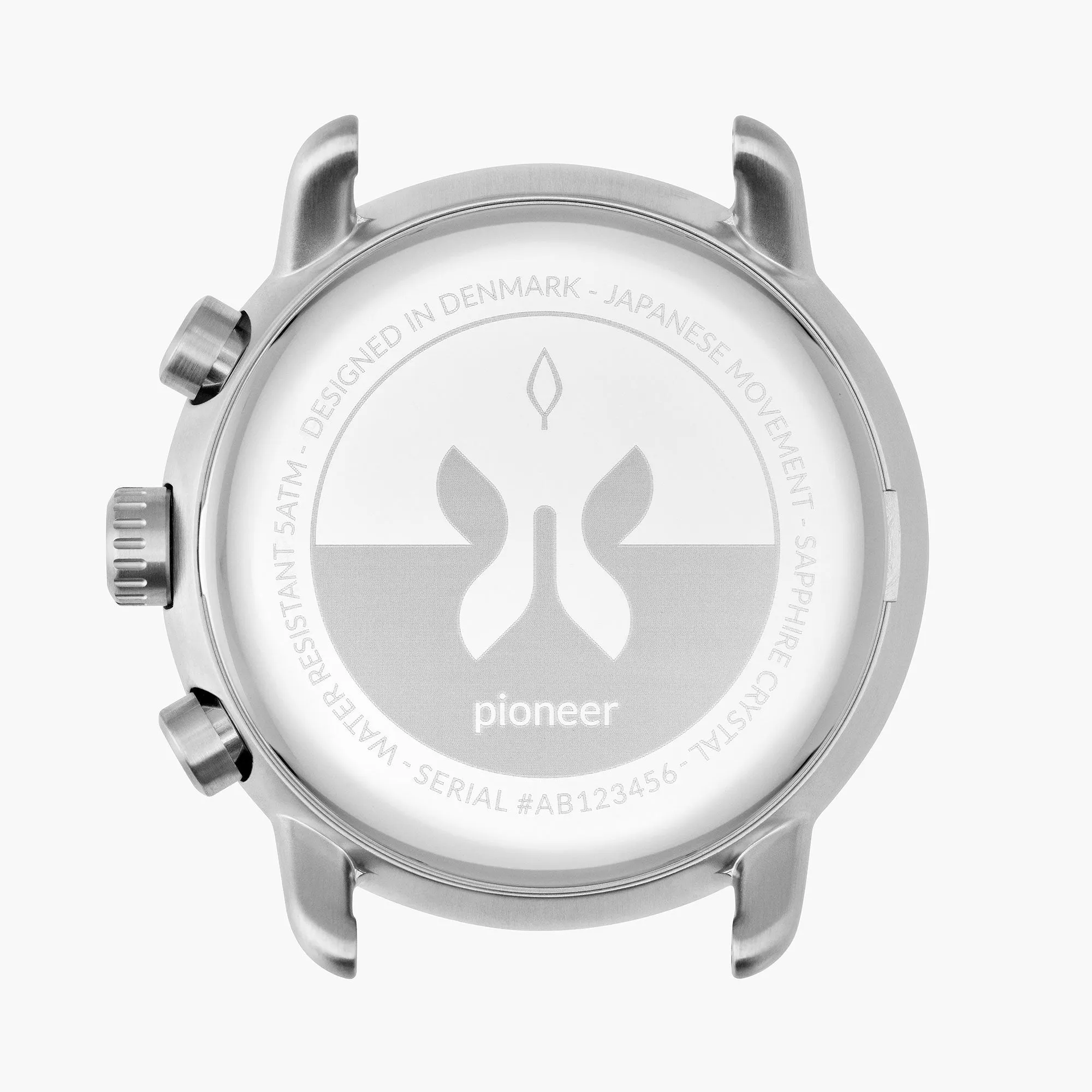 Pioneer | White Dial - Navy Leather