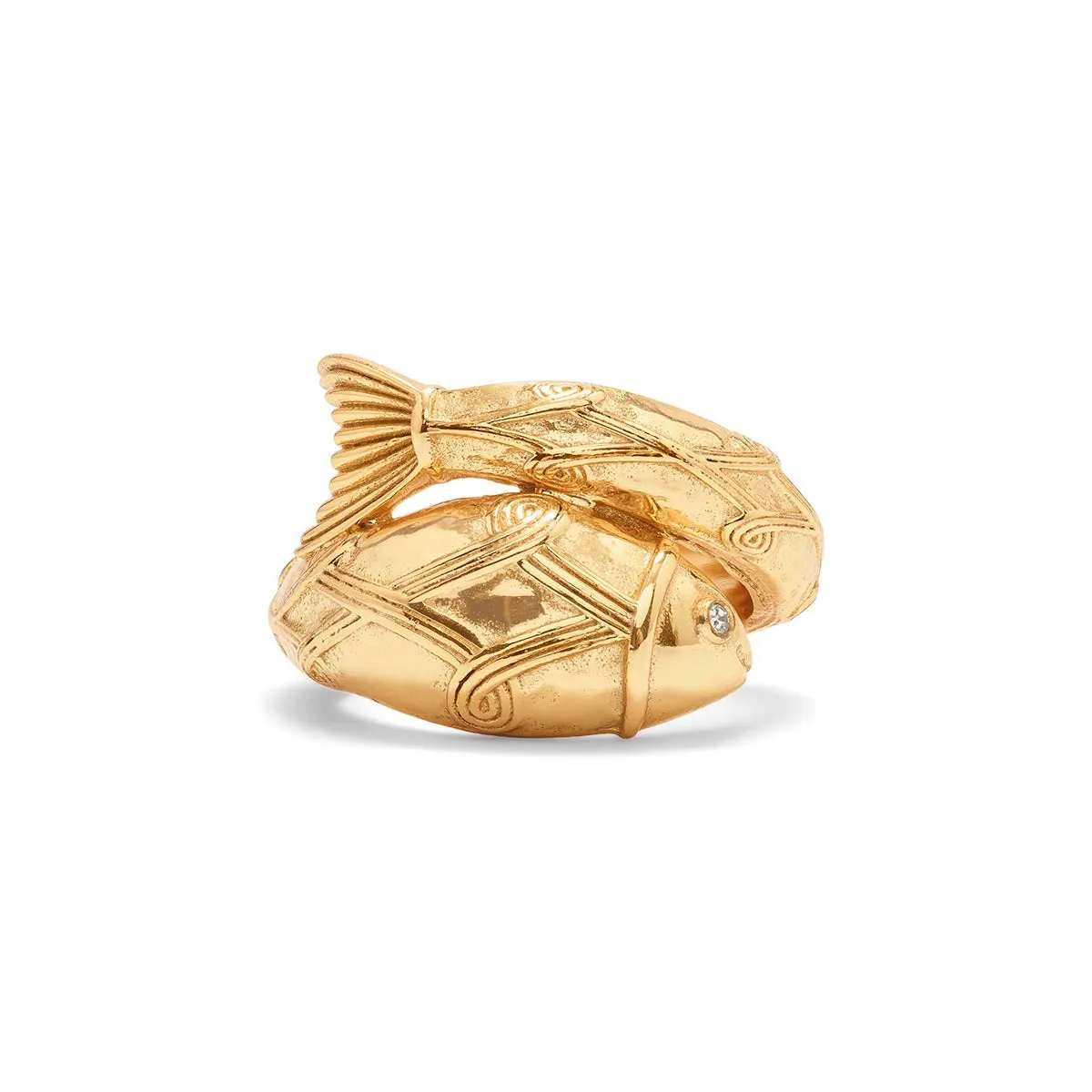 Poisson Wrap Ring, Size 6 - Gold