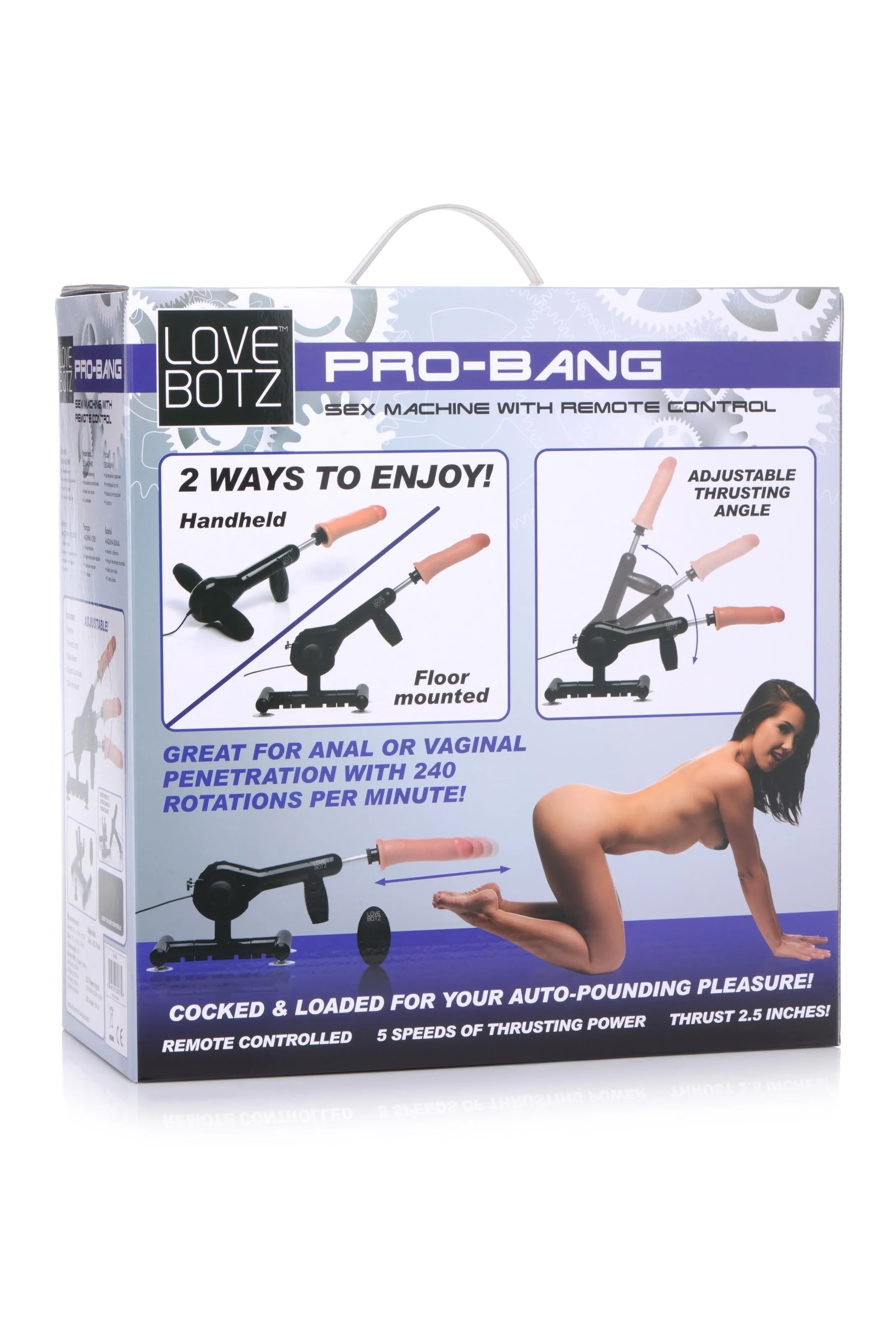 Pro-bang Sex Machine With Remote Control