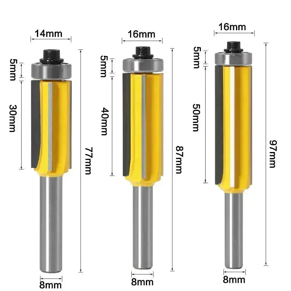 Professional Edge Banding Woodwork Flush Trim Router Bit