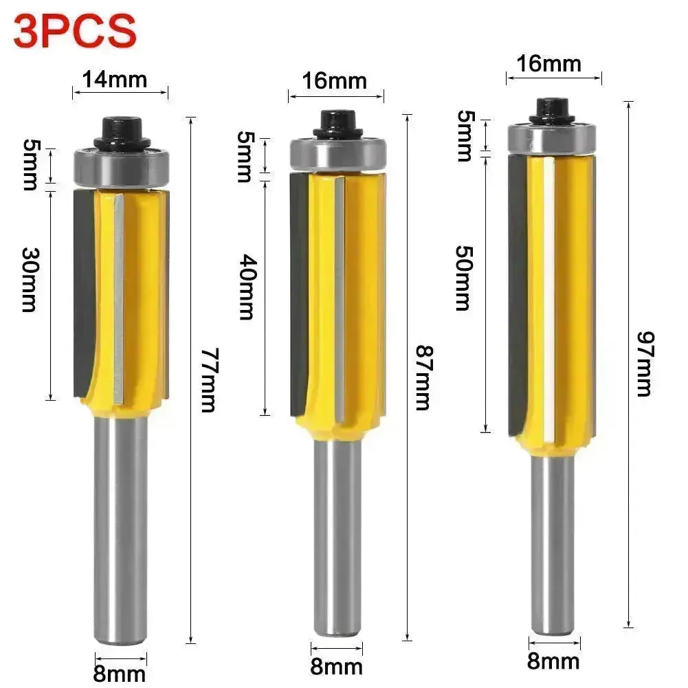 Professional Edge Banding Woodwork Flush Trim Router Bit